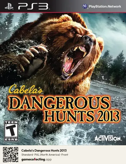 Cabela's Dangerous Hunts 2013 PlayStation 3, North America box front