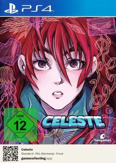 Celeste PlayStation 4, Germany box front