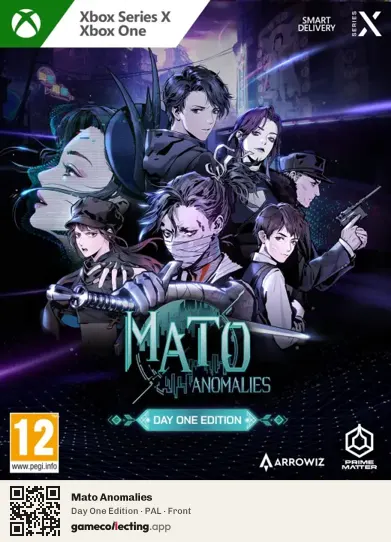 Mato Anomalies Xbox Series X, PAL box front