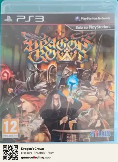 Dragon's Crown PlayStation 3, Italy box front