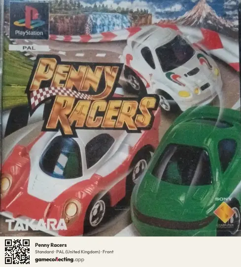 Penny Racers PlayStation, United Kingdom box front