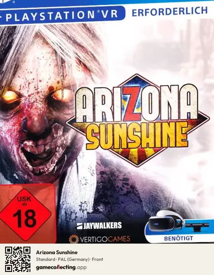 Arizona Sunshine PlayStation 4, Germany box front
