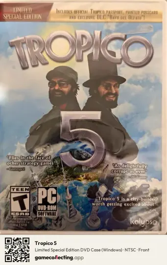 Tropico 5 Computer, NTSC box front