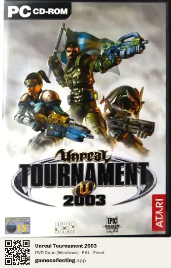 Unreal Tournament 2003 Computer, PAL box front