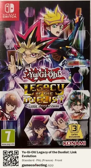 Yu-Gi-Oh! Legacy of the Duelist: Link Evolution Nintendo Switch, France box front
