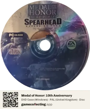 Medal of Honor: 10th Anniversary Computer, PAL disc