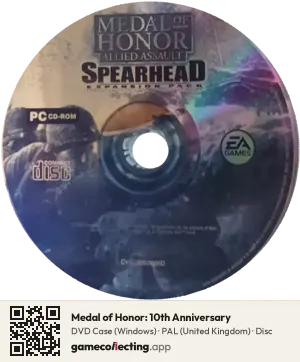 Medal of Honor: 10th Anniversary Computer, PAL disc