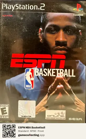 ESPN NBA Basketball PlayStation 2, NTSC box front