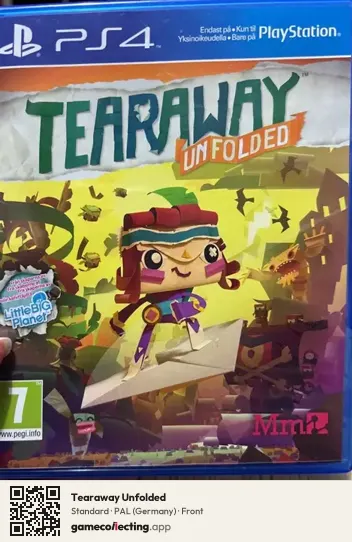 Tearaway Unfolded PlayStation 4, Germany box front