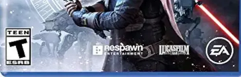 Star Wars Jedi: Fallen Order, the ESRB box on its front