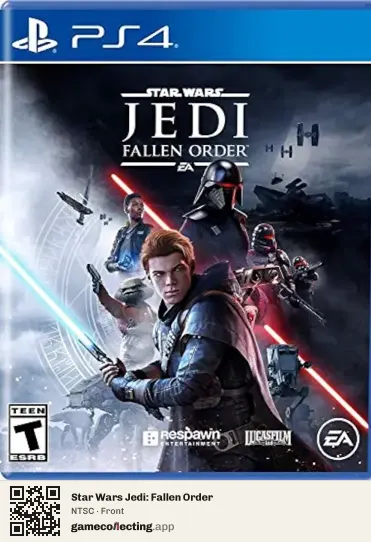 Star Wars Jedi: Fallen Order PlayStation 4, NTSC box front