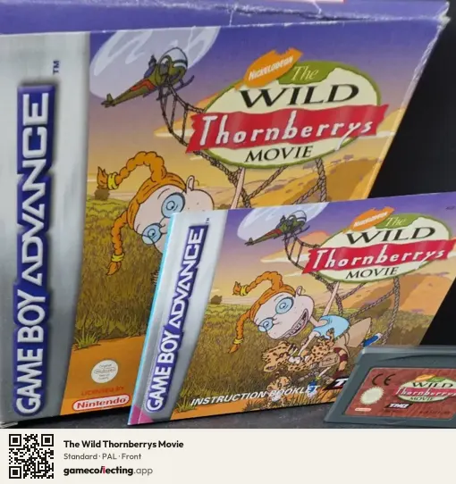 The Wild Thornberrys Movie Game Boy Advance, PAL box front