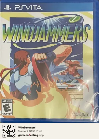 Windjammers PlayStation Vita, NTSC box front