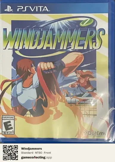 Windjammers PlayStation Vita, NTSC box front