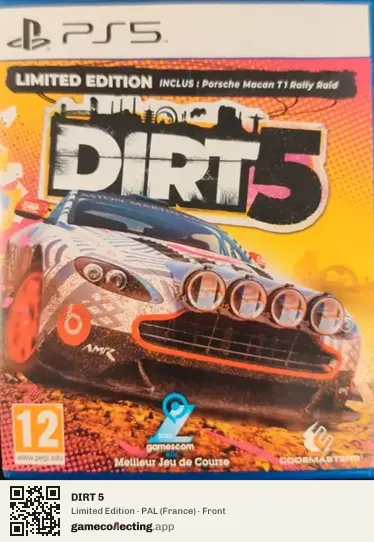 DIRT 5 PlayStation 5, France box front