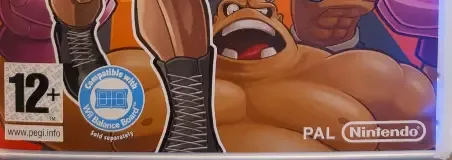 Punch-Out!!, the PEGI square on its front