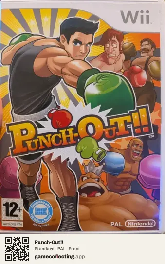 Punch-Out!! Nintendo Wii, PAL box front