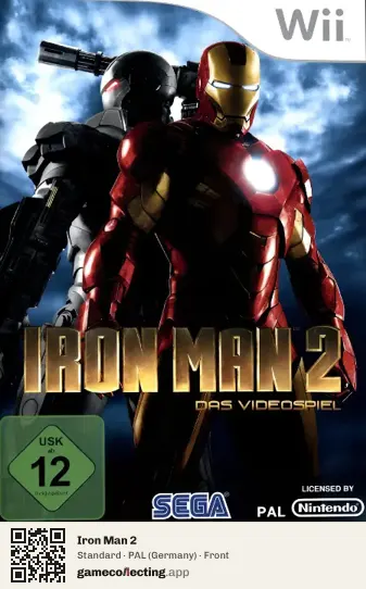 Iron Man 2 Nintendo Wii, Germany box front