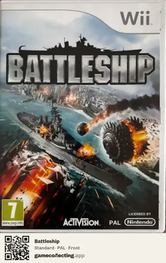 Battleship Nintendo Wii, PAL box front