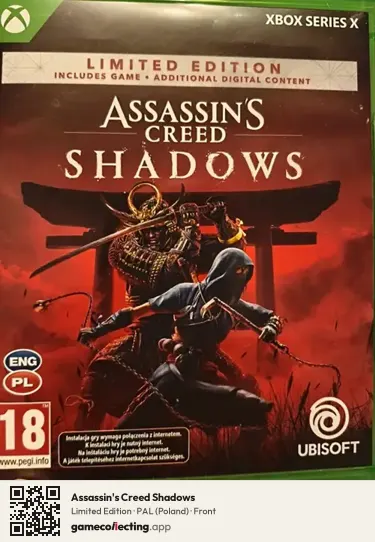 Assassin's Creed Shadows Xbox Series X, Poland box front