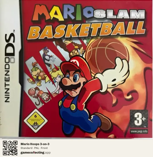 Mario Hoops 3-on-3 Nintendo DS, PAL box front