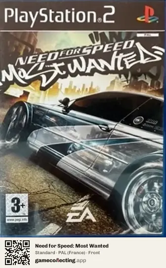 Need for Speed: Most Wanted PlayStation 2, France box front