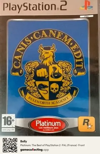 Bully PlayStation 2, France box front