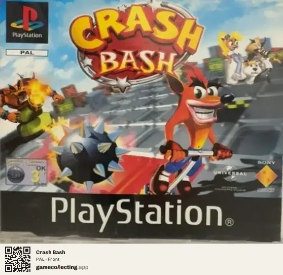 Crash Bash PlayStation, PAL box front