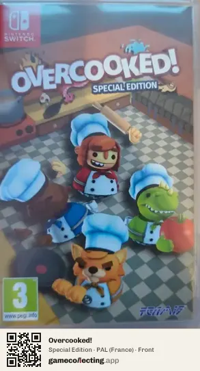 Overcooked! Nintendo Switch, France box front