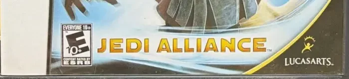 Star Wars: The Clone Wars: Jedi Alliance, the ESRB box on its front