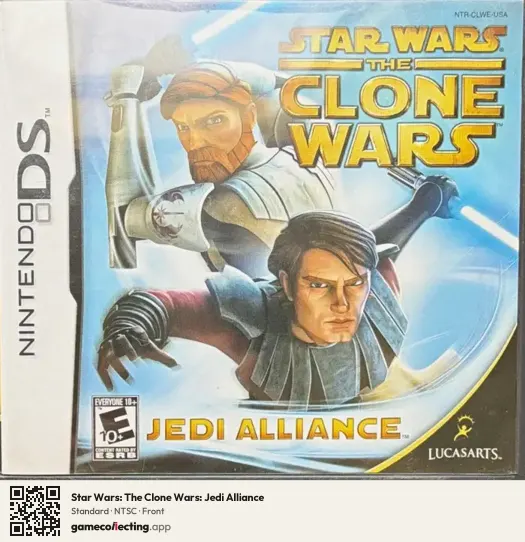 Star Wars: The Clone Wars: Jedi Alliance Nintendo DS, NTSC box front