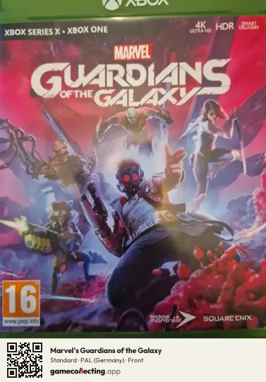 Marvel's Guardians of the Galaxy Xbox One, Germany box front