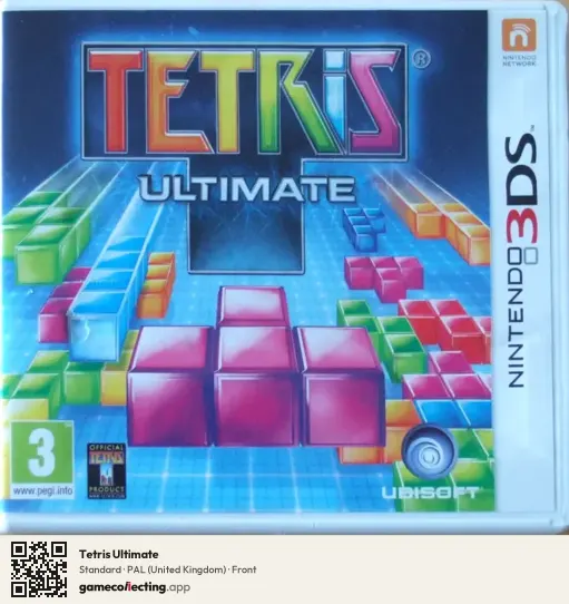 Tetris Ultimate Nintendo 3DS, United Kingdom box front