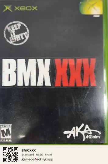 BMX XXX Xbox, NTSC box front