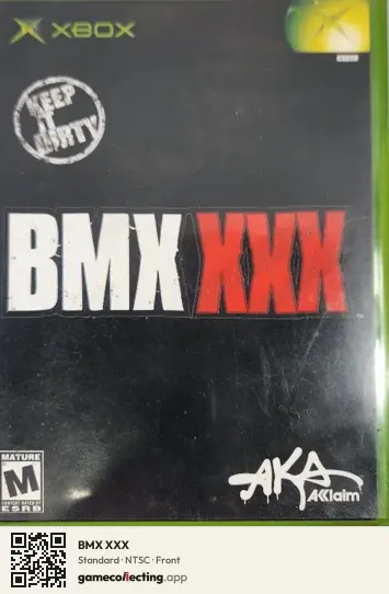 BMX XXX Xbox, NTSC box front