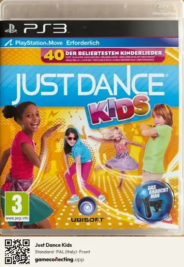 Just Dance Kids PlayStation 3, Italy box front