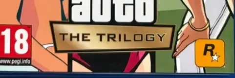 Grand Theft Auto: The Trilogy: The Definitive Edition, the PEGI square on its front