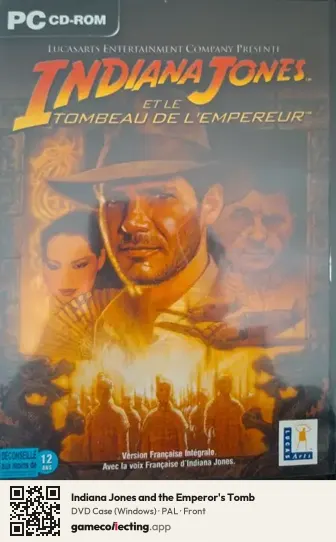 Indiana Jones and the Emperor's Tomb Computer, PAL box front
