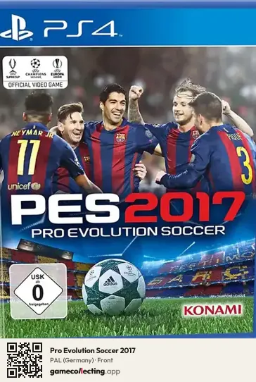 Pro Evolution Soccer 2017 PlayStation 4, Germany box front
