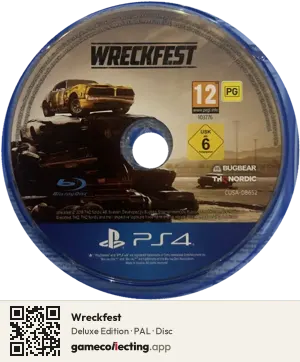 Wreckfest PlayStation 4, PAL disc