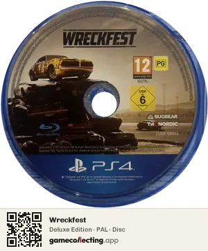 Wreckfest PlayStation 4, PAL disc