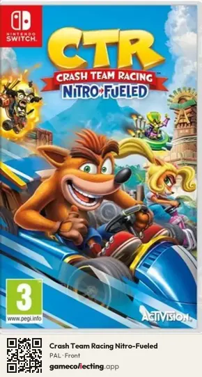Crash Team Racing Nitro-Fueled Nintendo Switch, PAL box front