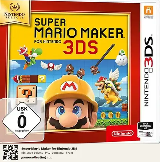 Super Mario Maker for Nintendo 3DS Nintendo 3DS, Germany box front