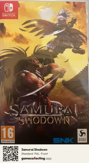 Samurai Shodown Nintendo Switch, PAL box front