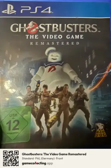 Ghostbusters: The Video Game Remastered PlayStation 4, Germany box front