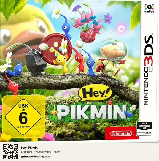 Hey! Pikmin Nintendo 3DS, Germany box front