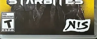 Starbites, the ESRB box on its front