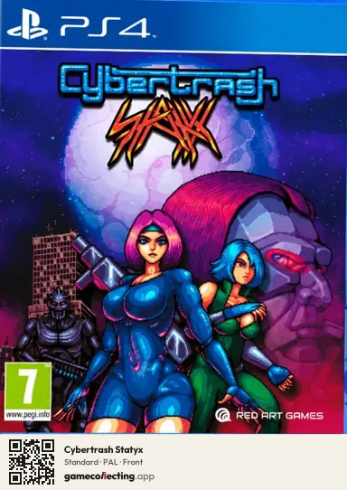 Cybertrash Statyx PlayStation 4, PAL box front