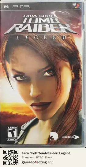 Lara Croft Tomb Raider: Legend PlayStation Portable, NTSC box front