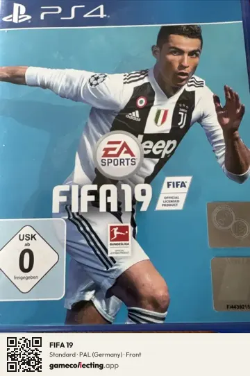 FIFA 19 PlayStation 4, Germany box front